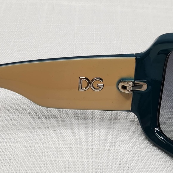 Dolce & Gabbana Turquois Crystal Sunglasses DG 6042-B 810/8G w Case Box Plastic - Picture 4 of 12